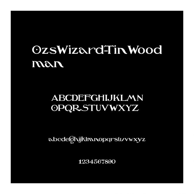 Oz's Wizard Tin Woodman