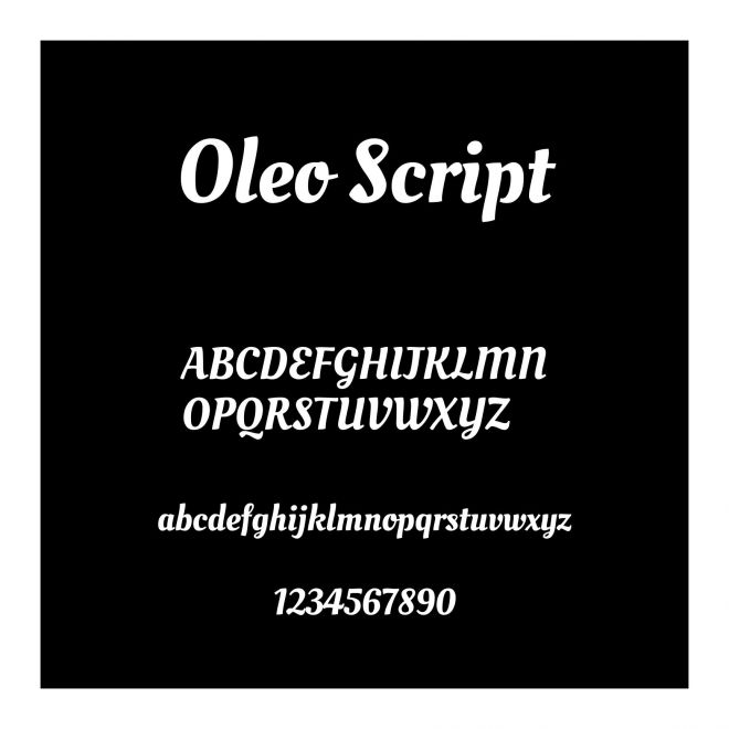 Oleo Script