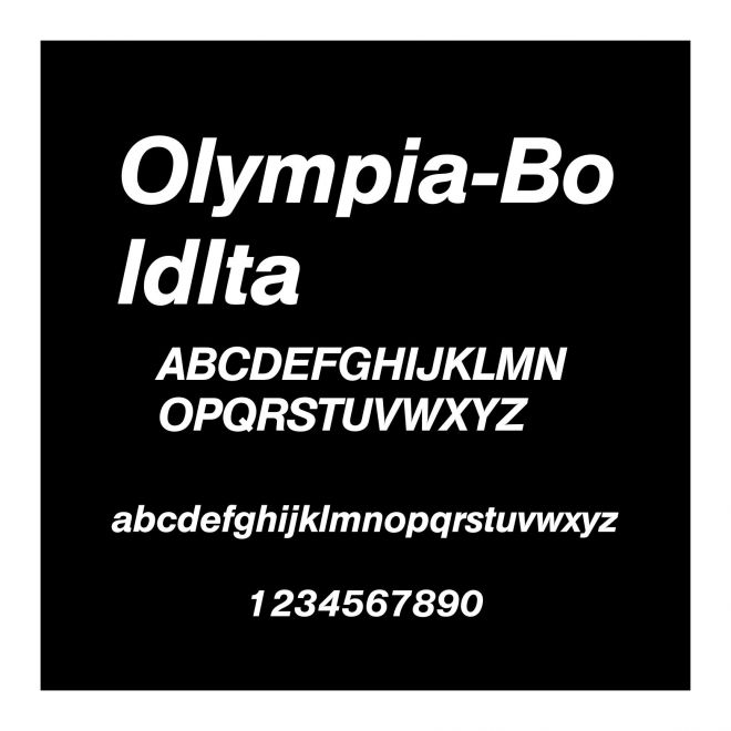 Olympia-BoldIta