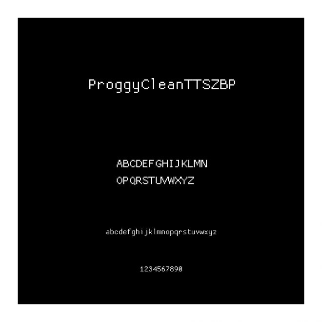 ProggyCleanTTSZBP