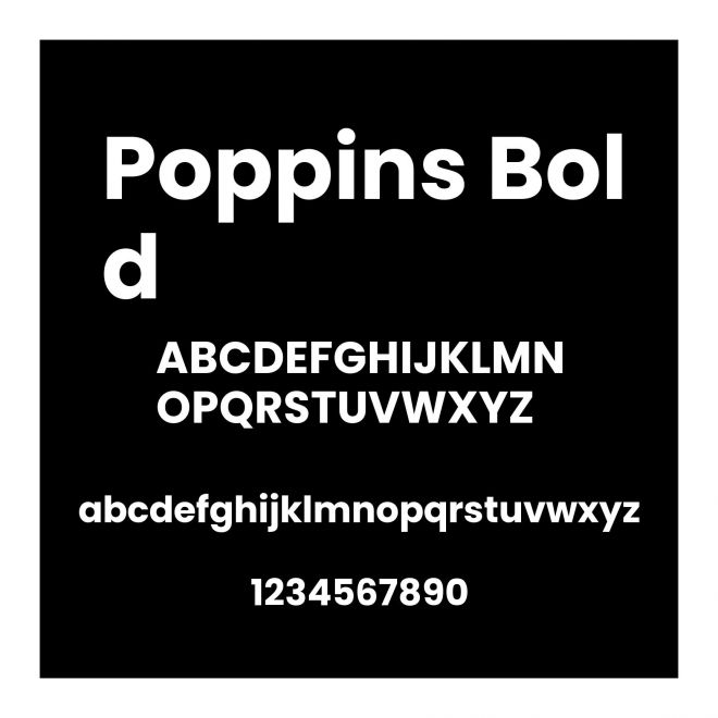 Poppins Bold