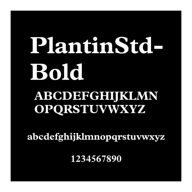PlantinStd-Bold