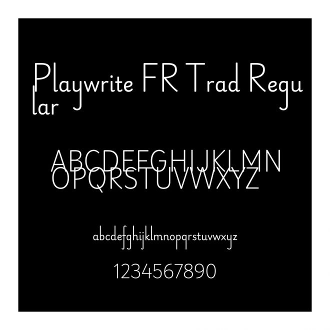 Playwrite FR Trad Regular