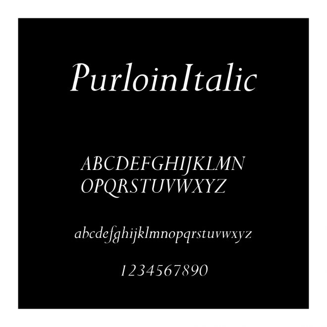 Purloin Italic