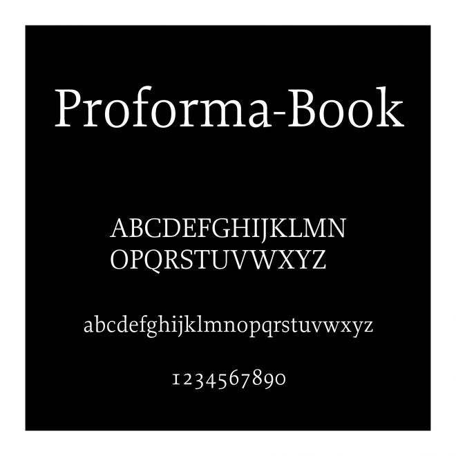 Proforma-Book