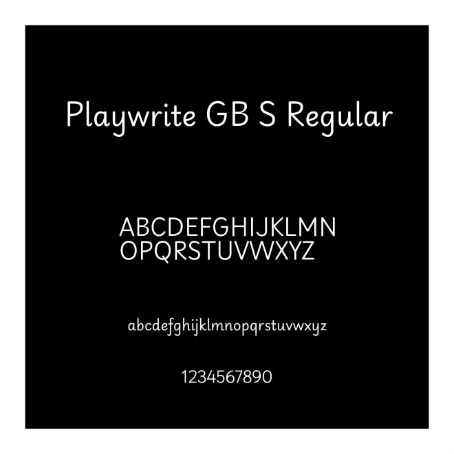 Playwrite GB S Regular