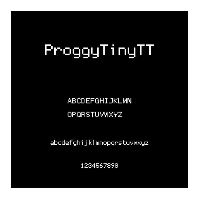 ProggyTinyTT