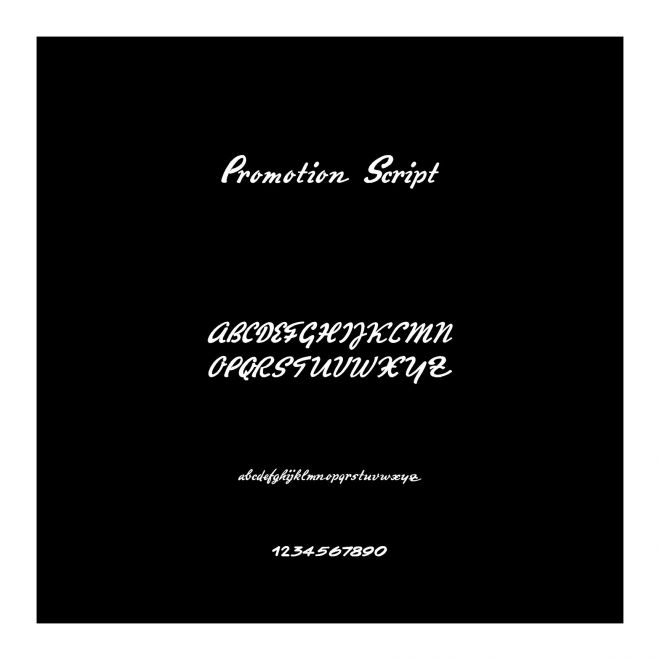 Promotion Script