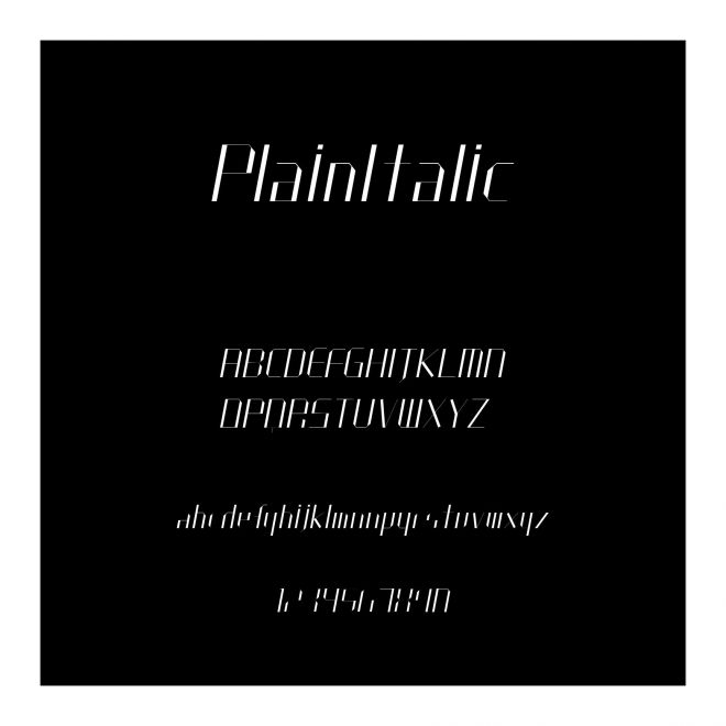 PlainItalic