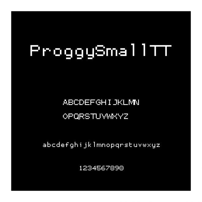 ProggySmallTT