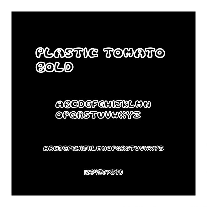 Plastic Tomato Bold