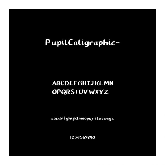Pupil Caligraphic