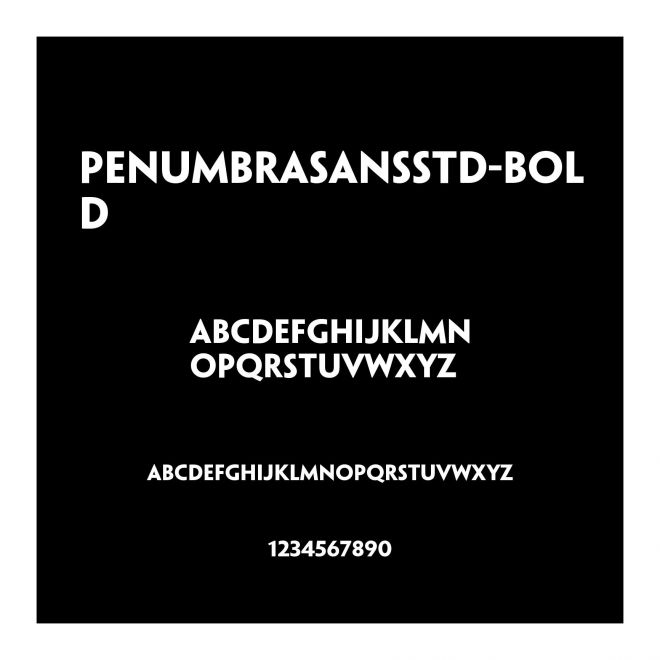 PenumbraSansStd-Bold