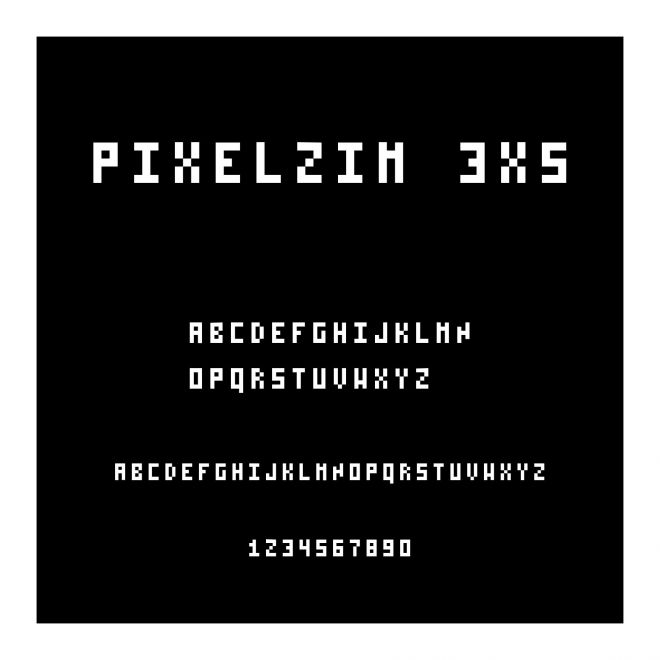 Pixelzim 3x5