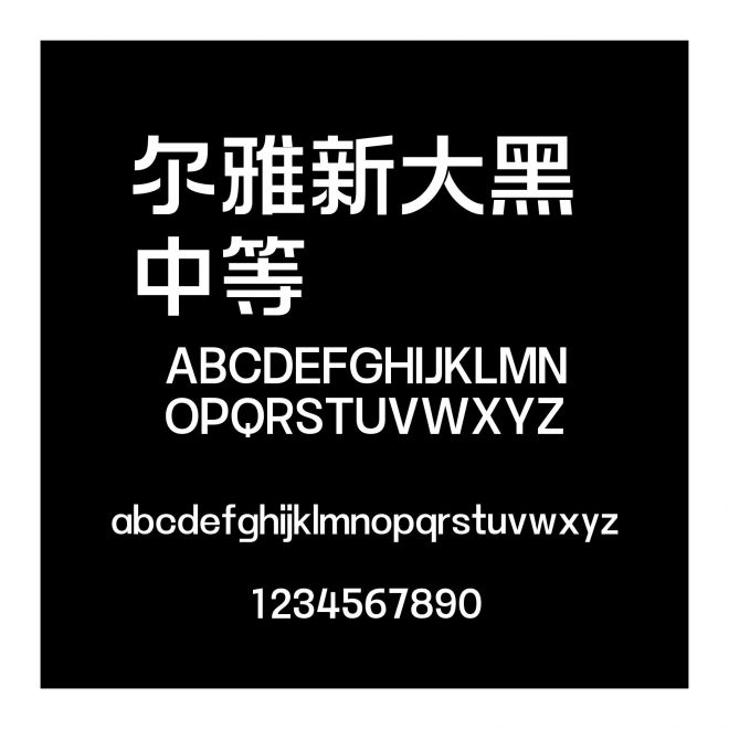 爾雅新大黑 中等