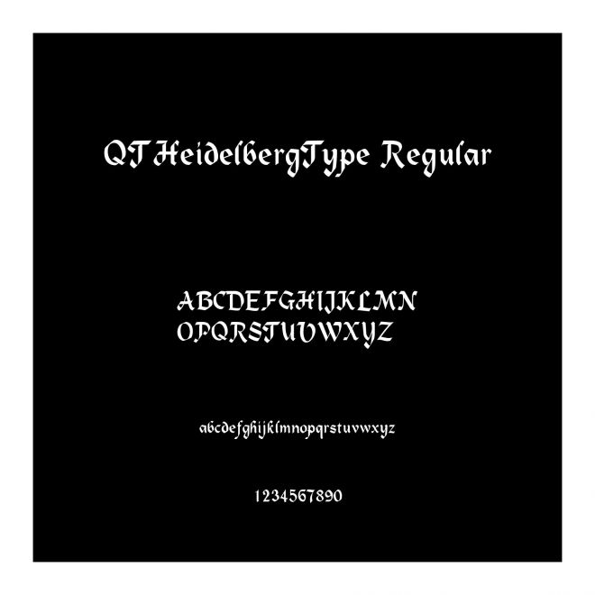 QTHeidelbergType Regular
