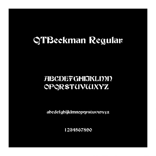 QTBeckman Regular