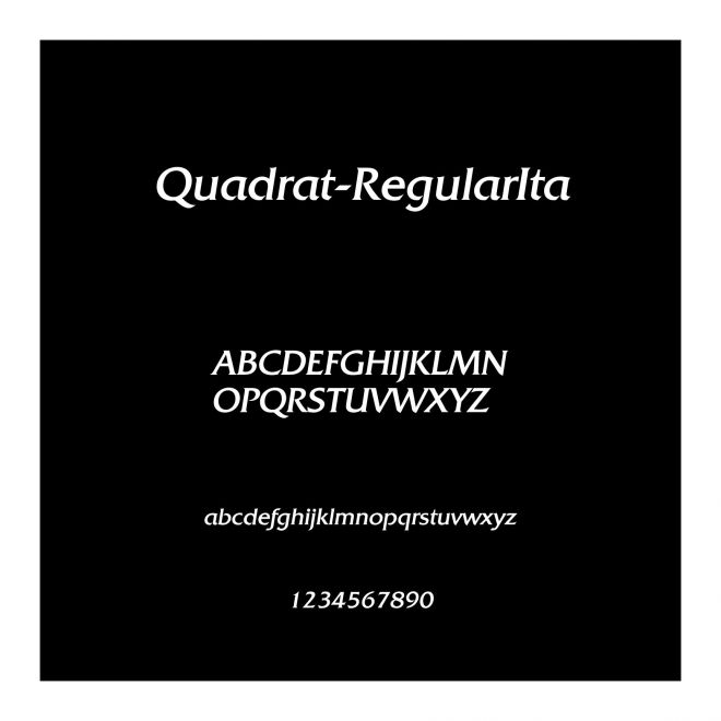 Quadrat-RegularIta