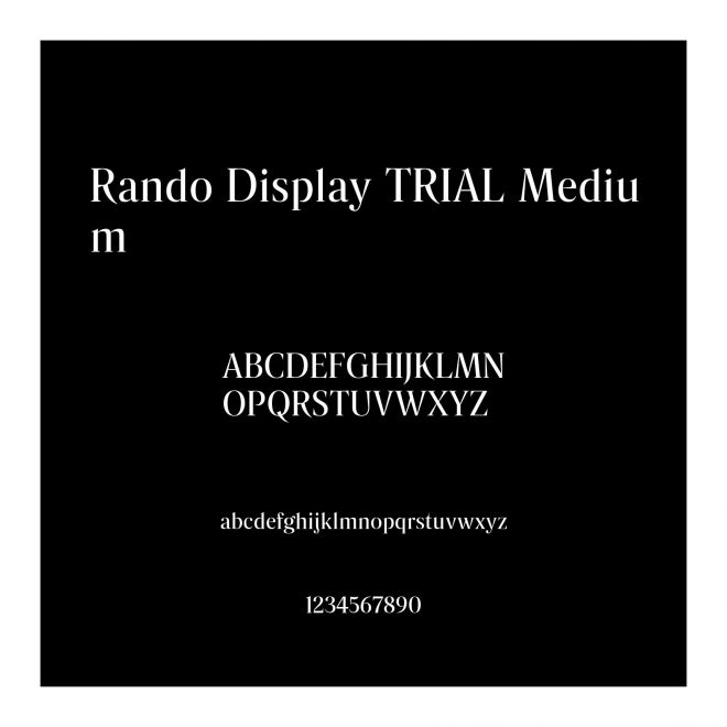 Rando Display TRIAL Medium