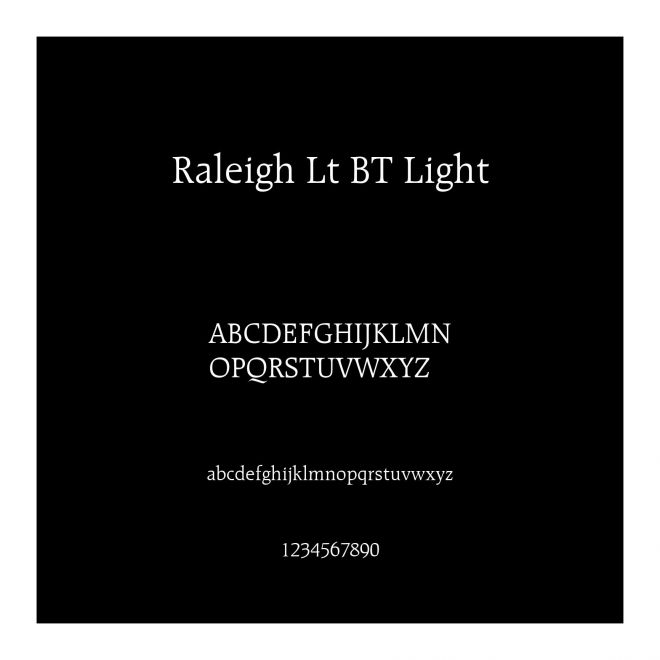 Raleigh Lt BT Light