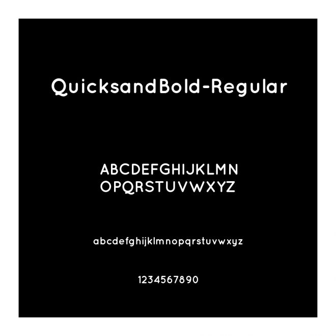 QuicksandBold-Regular