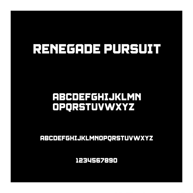 Renegade Pursuit