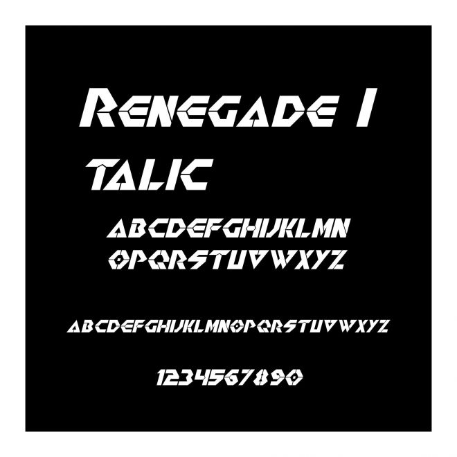 Renegade Italic