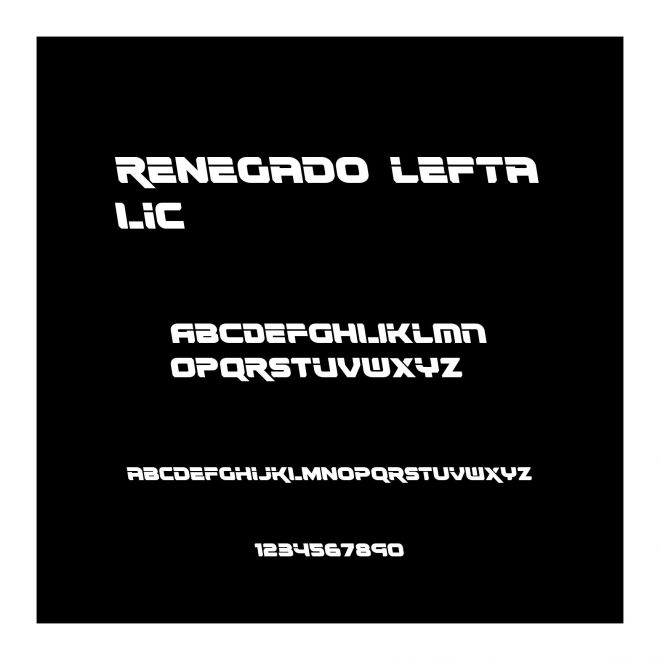 Renegado Leftalic