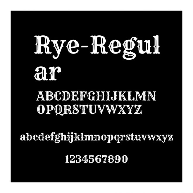 Rye Regular