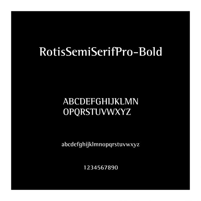 RotisSemiSerifPro-Bold