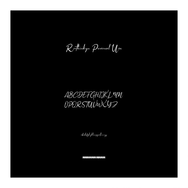 Roothinkyu Personal Use