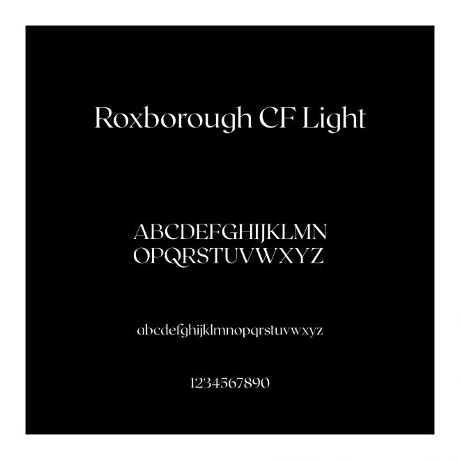 Roxborough CF Light