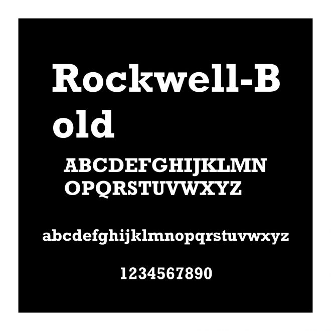 Rockwell-Bold