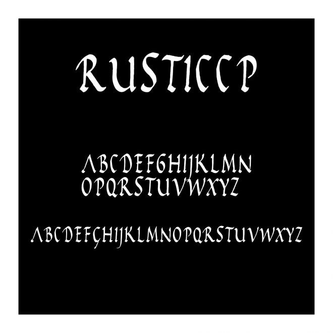 Rustic Capitals
