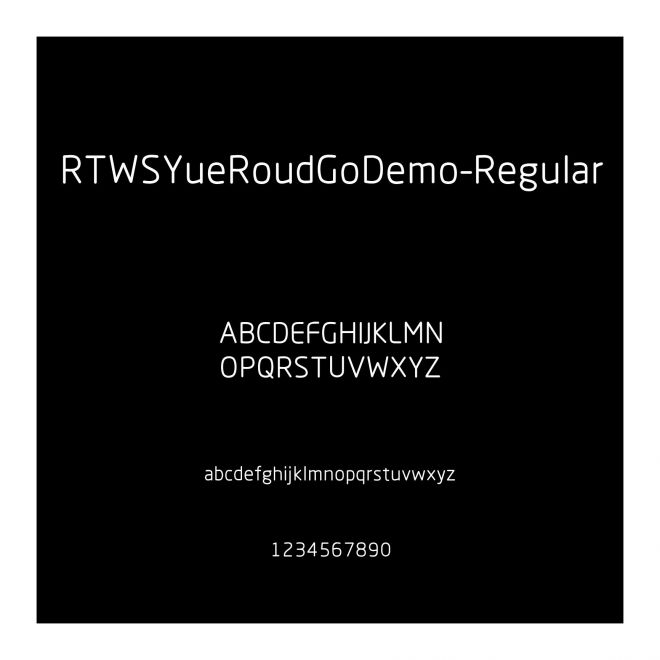 RTWSYueRoudGoDemo-Regular