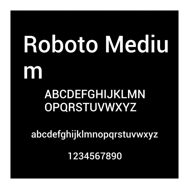 Roboto Medium