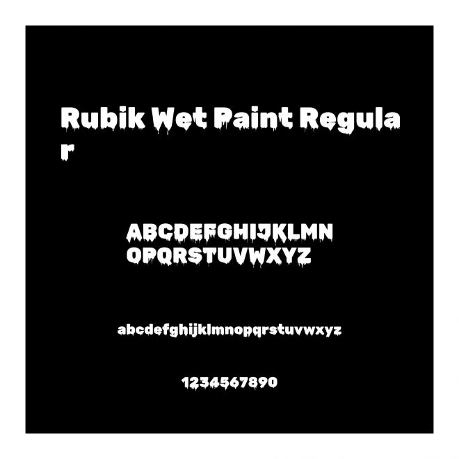 Rubik Wet Paint Regular