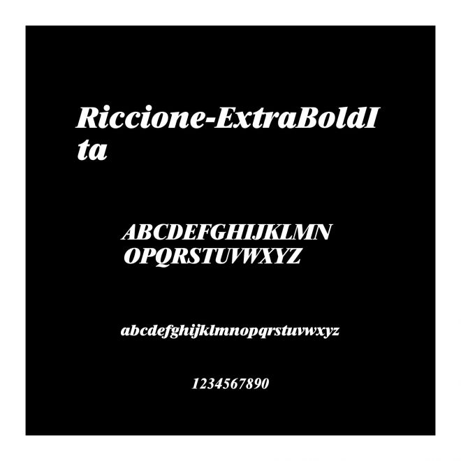 Riccione-ExtraBoldIta