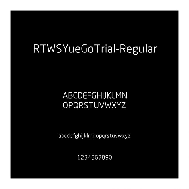 RTWSYueGoTrial-Regular