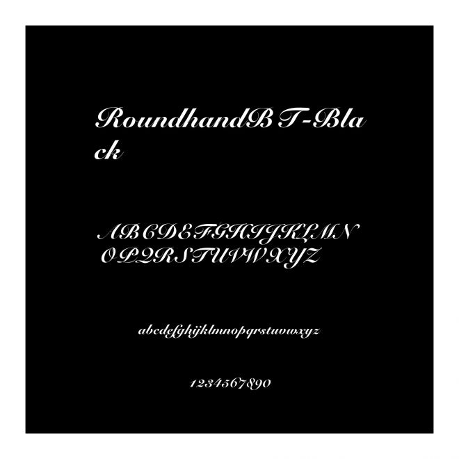 RoundhandBT-Black
