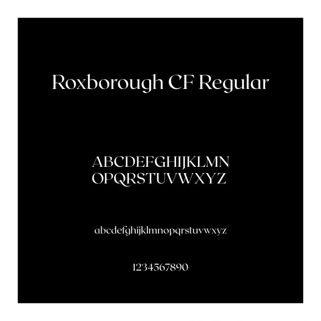 Roxborough CF Regular