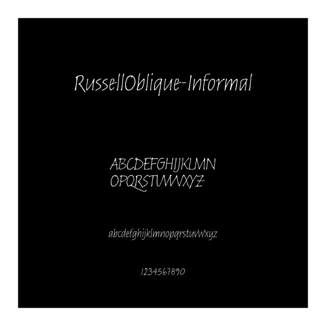 RussellOblique-Informal