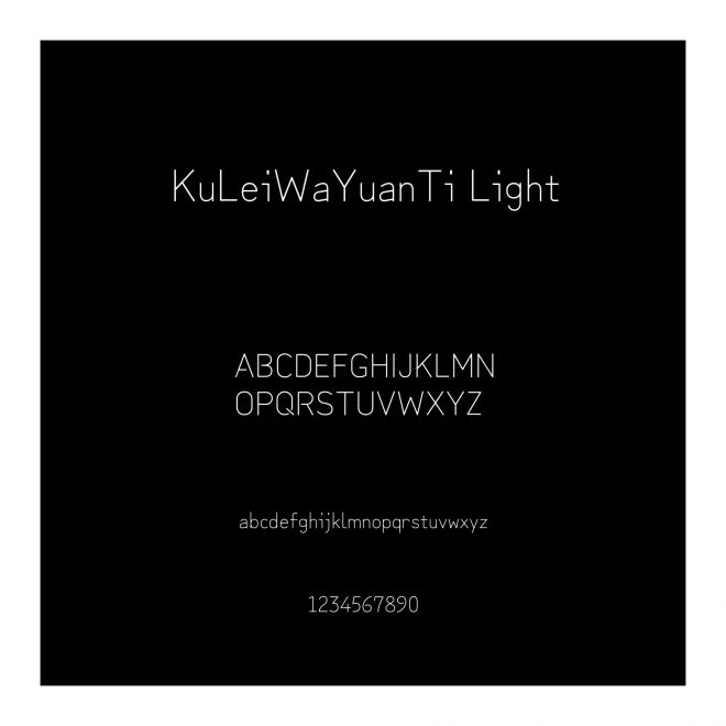 KuLeiWaYuanTi Light