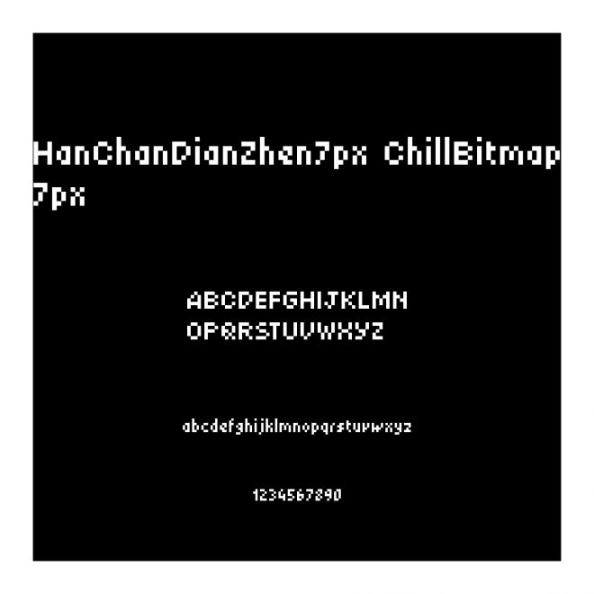 HanChanDianZhen7px ChillBitmap7px