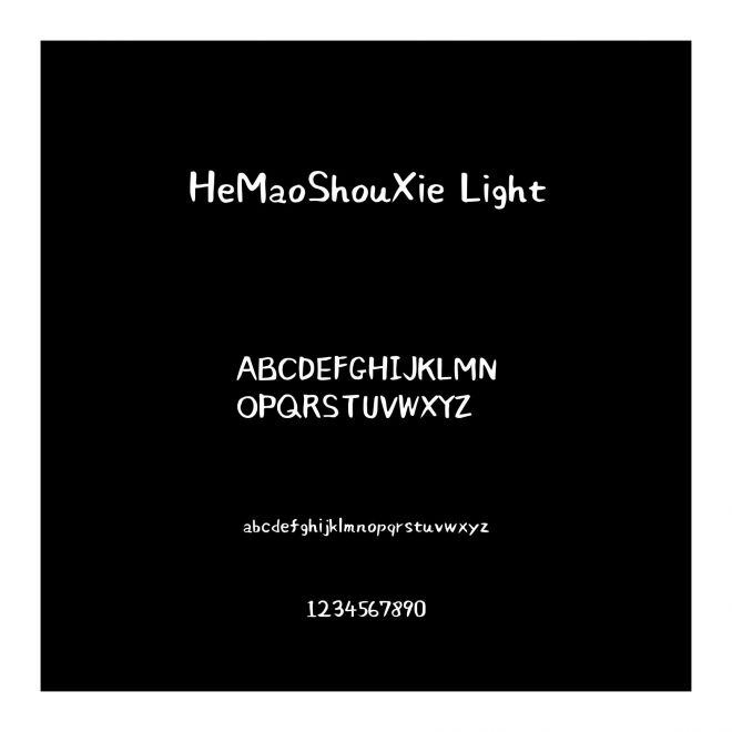 HeMaoShouXie Light