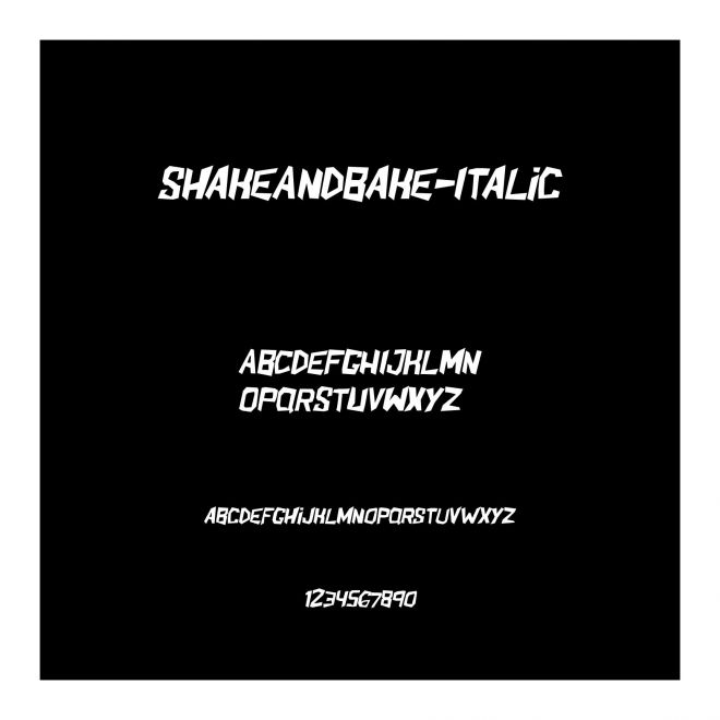 ShakeAndBake-Italic