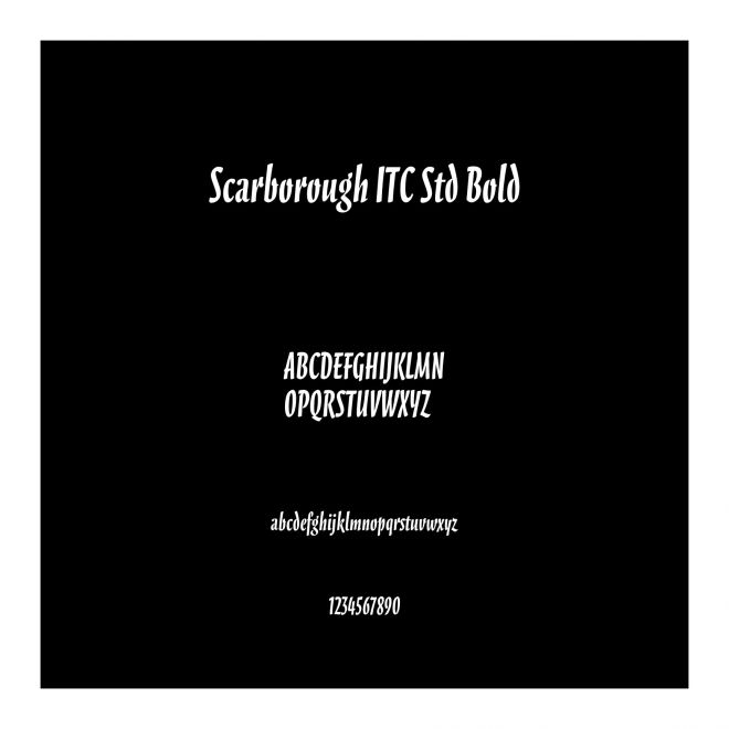 Scarborough ITC Std Bold