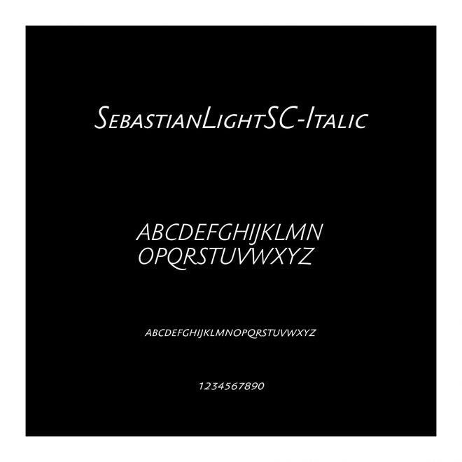 SebastianLightSC-Italic