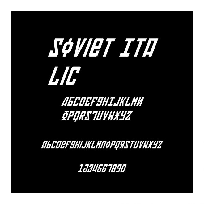 Soviet Italic