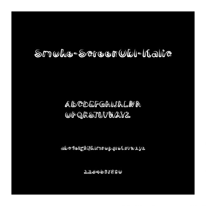 Smoke-ScreenObl-Italic